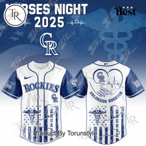 2025 Colorado Rockies X Nurses Night Limited Edition Baseball Jersey