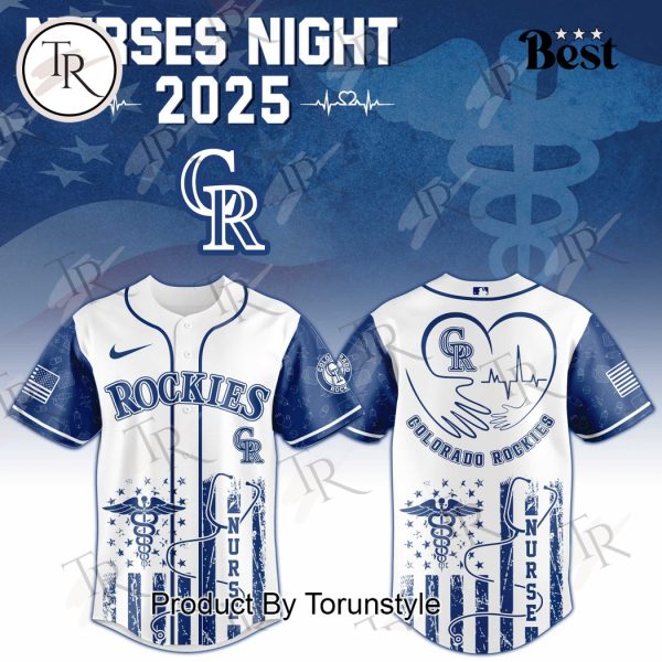 2025 Colorado Rockies X Nurses Night Limited Edition Baseball Jersey