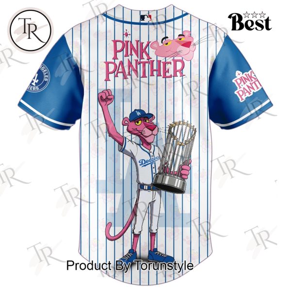 Los Angeles Dodgers X Pink Panther 2025 Special Edition Baseball Jersey
