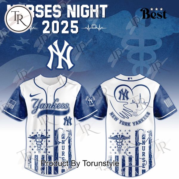 2025 New York Yankees X Nurses Night Limited Edition Baseball Jersey