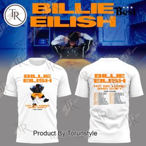 Billie Eilish Hit Me Hard And Soft The Tour Limited Edition Hoodie – White