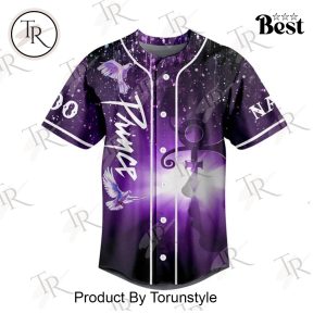 Prince Purple Rain Custom Name Limited Edition Baseball Jersey