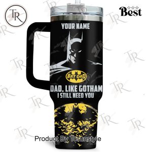 Batman Gotham City Knight Of Fathers 2025 Custom Name Limited Edition 40oz Tumbler
