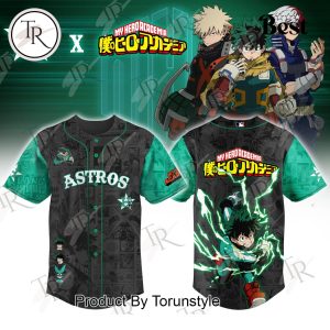 Houston Astros X My Hero Academia Night Game 2025 Limited Edition Baseball Jersey