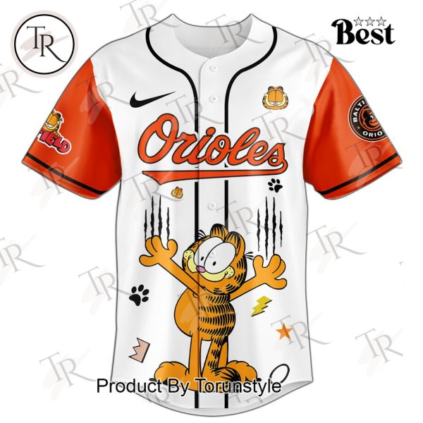 Baltimore Orioles X Garfield 2025 Special Edition Baseball Jersey