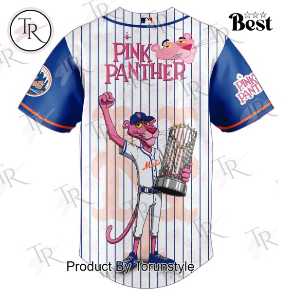 New York Mets X Pink Panther 2025 Special Edition Baseball Jersey