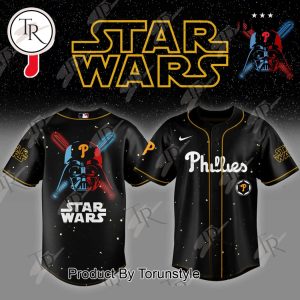 Philadelphia Phillies 2025 X Star Wars Limited Edition Baseball Jersey