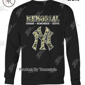 New York Yankees Memorial Honor-Remember-Serve Limited Edition T-Shirt