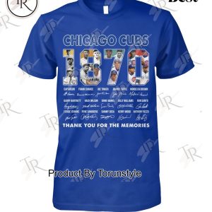 Chicago Cubs 1870 Thank You For The Memories T-Shirt