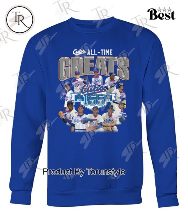 Chicago Cubs All-Time Greats 155th T-Shirt