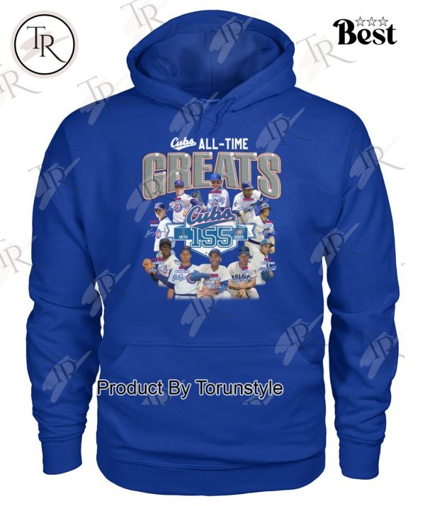 Chicago Cubs All-Time Greats 155th T-Shirt