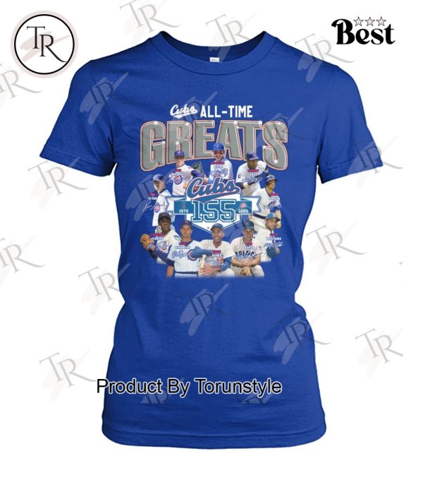Chicago Cubs All-Time Greats 155th T-Shirt