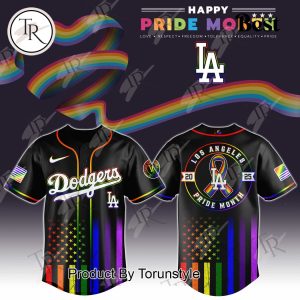 Los Angeles Dodgers X Happy Pride Month 2025 Limited Edition Baseball Jersey