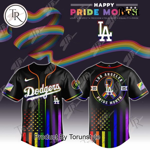 Los Angeles Dodgers X Happy Pride Month 2025 Limited Edition Baseball Jersey