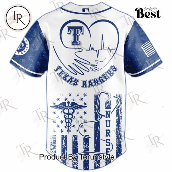 2025 Texas Rangers X Nurses Night Limited Edition Baseball Jersey