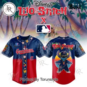 Cleveland Guardians X Lilo & Stitch 2025 Limited Edition Baseball Jersey