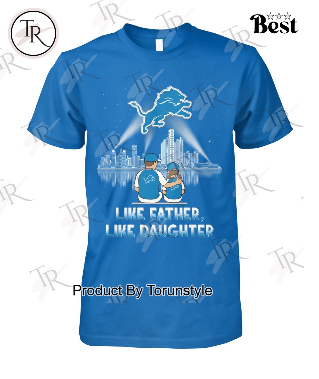 Detroit Lions Like Father, Like Daughter 2025  Edition T-Shirt