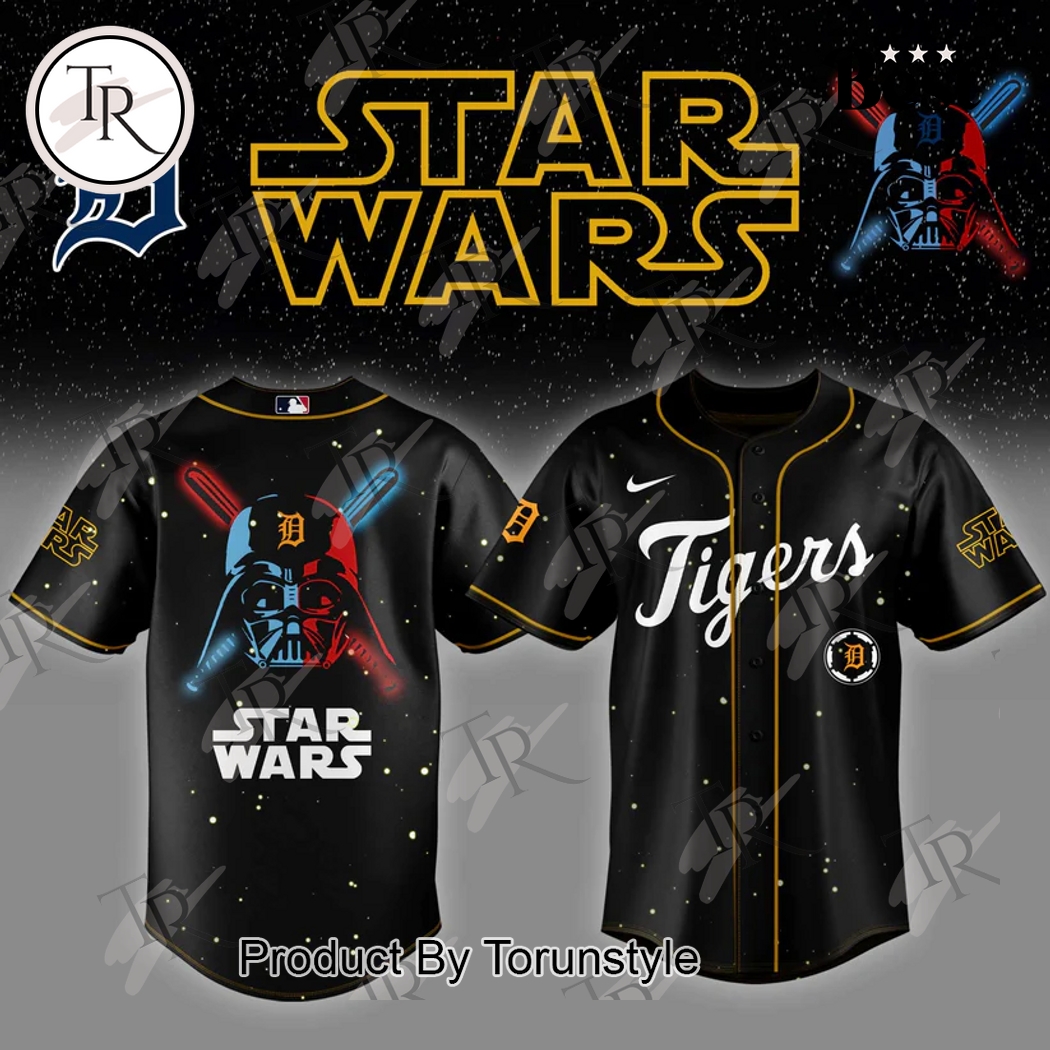 Detroit Tigers 2025 X Star Wars Limited Edition Baseball Jersey Detroit Tigers 2025 X Star Wars Limited Edition Baseball Jersey