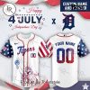 Cleveland Guardians X Happy 4th Of July Independence Day 2025 Custom Name Baseball Jersey