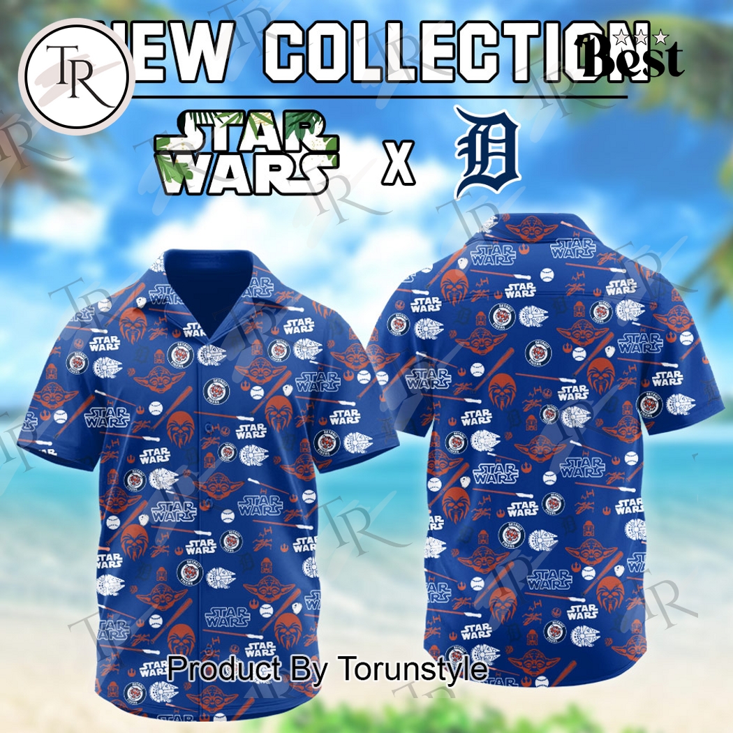 Detroit Tigers X Star Wars 2025 Limited Edition Hawaiian Shirt Detroit Tigers X Star Wars 2025 Limited Edition Hawaiian Shirt