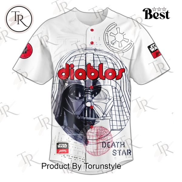 Diablos Rojos Del México X Star War Diablos 2025 Custom Name Special Edition Baseball Jersey