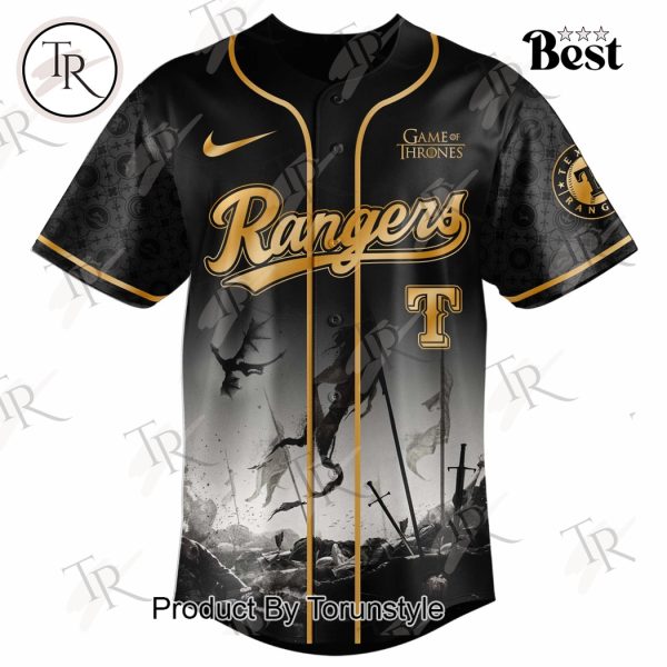 Texas Rangers X Game Of Thrones Night 2025 Limited Edition Baseball Jersey