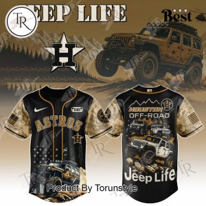 Houston Astros X Jeep Life 2025 Off-Road Limited Edition Baseball Jersey