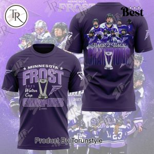 Minnesota Frost 2025 Walter Cup Back 2 Back Champions Special Edition Hoodie