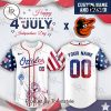 Chicago White Sox X Happy 4th Of July Independence Day 2025 Custom Name Baseball Jersey