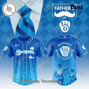 Milwaukee Brewers Happy Father’s Day 2025 Limited Edition Baseball Jersey