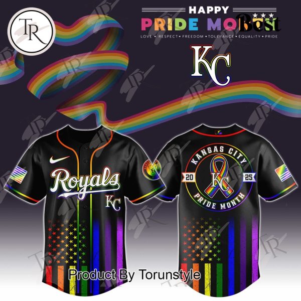Kansas City Royals X Happy Pride Month 2025 Limited Edition Baseball Jersey