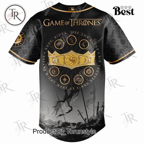 Texas Rangers X Game Of Thrones Night 2025 Limited Edition Baseball Jersey