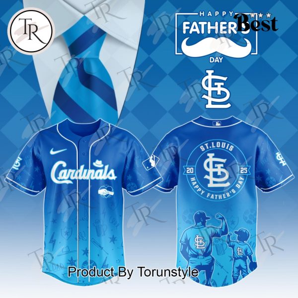 St.Louis Cardinals Happy Father’s Day 2025 Limited Edition Baseball Jersey