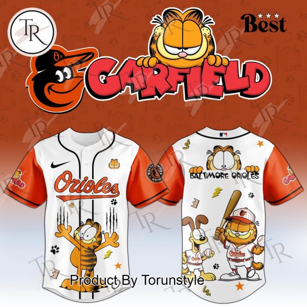Baltimore Orioles X Garfield 2025 Special Edition Baseball Jersey