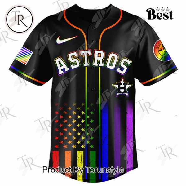 Houston Astros X Happy Pride Month 2025 Limited Edition Baseball Jersey