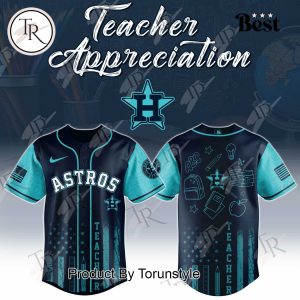 Houston Astros X Teacher Appreciation Day 2025 Special Edition Baseball Jersey
