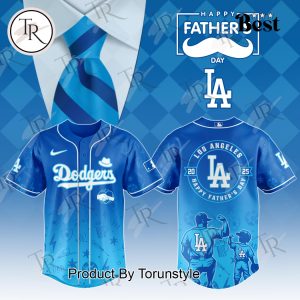 Los Angeles Dodgers Happy Father’s Day 2025 Limited Edition Baseball Jersey