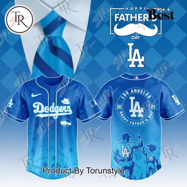 Los Angeles Dodgers Happy Father’s Day 2025 Limited Edition Baseball Jersey