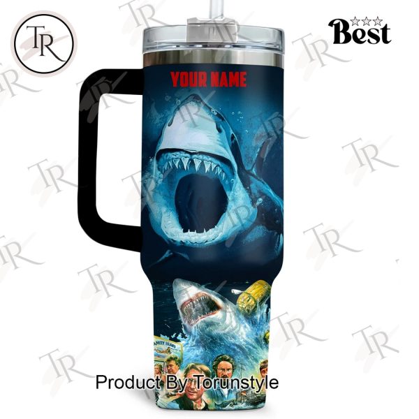 Jaws King Of The Deep Custom Name Limited Edition 40oz Tumbler