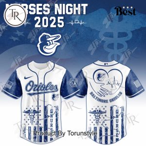 2025 Baltimore Orioles X Nurses Night Limited Edition Baseball Jersey