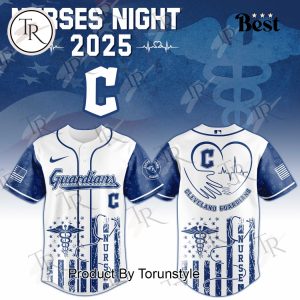 2025 Cleveland Guardians X Nurses Night Limited Edition Baseball Jersey