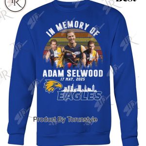 In Memory Of Adam Selwood 2025 X West Coast Eagles Limited Edition T-Shirt