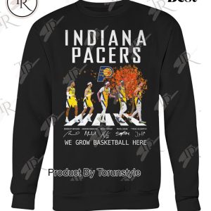 Indiana Pacers We Grow Basketball Here T-Shirt