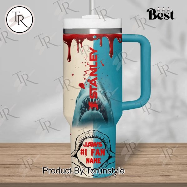 Jaws 50th Anniversary 1975-2025 Custom Name Limited Edition 40oz Tumbler