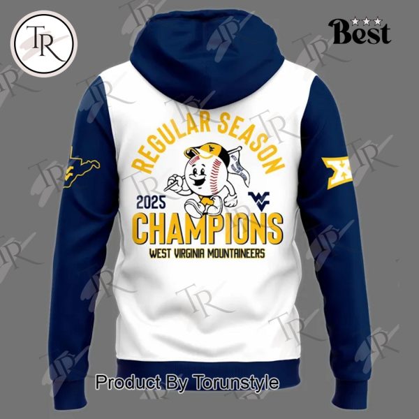 West Virginia Mountaineers Regular Season Champions 2025 Limited Edition Hoodie