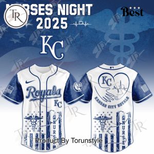 2025 Kansas City Royals X Nurses Night Limited Edition Baseball Jersey