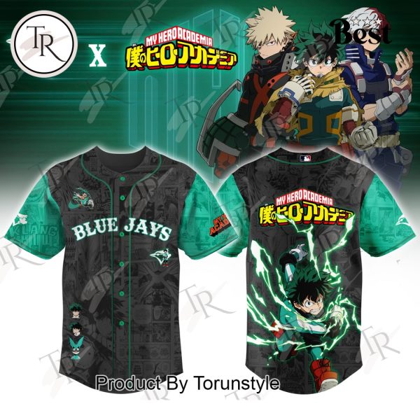 Toronto Blue Jays X My Hero Academia Night Game 2025 Limited Edition Baseball Jersey