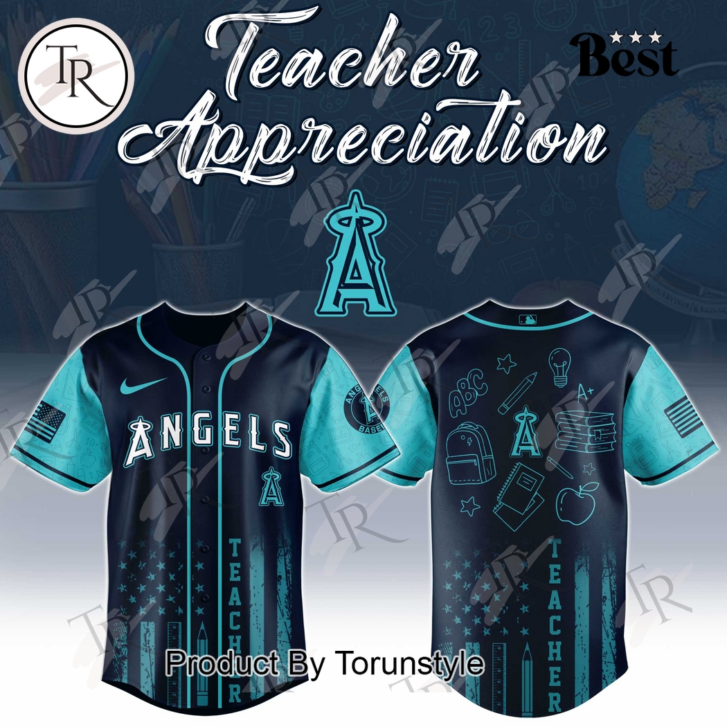 Los Angeles Angels X Teacher Appreciation Day 2025 Special Edition Baseball Jersey Los Angeles Angels X Teacher Appreciation Day 2025 Special Edition Baseball Jersey