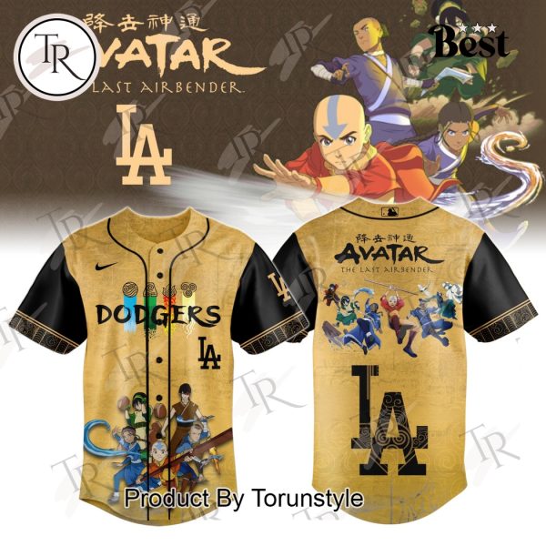 Los Angeles Dodgers X Avatar The Last Airbender 2025 Limited Edition Baseball Jersey
