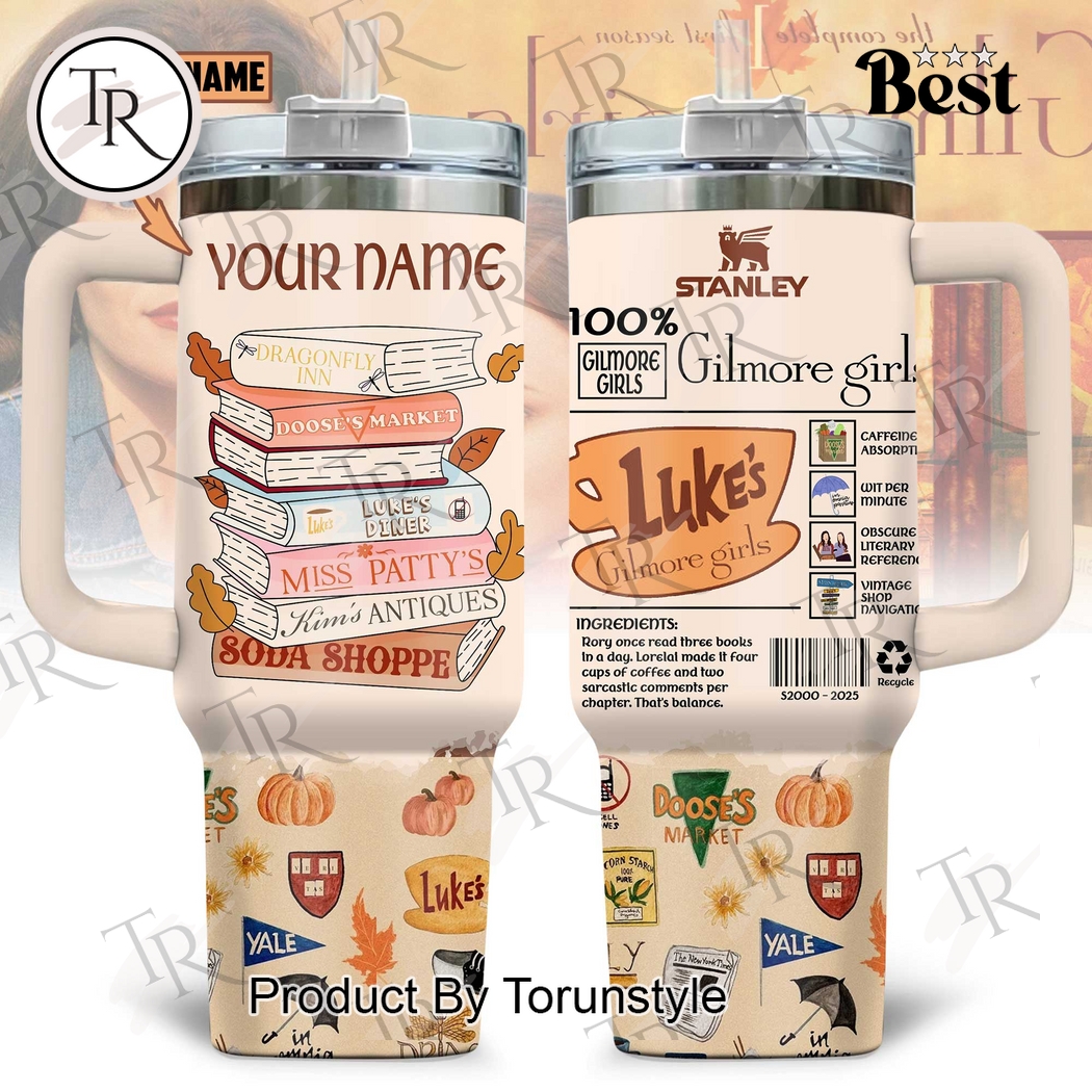 Luke's Gilmore Girls 2025 Custom Name Limited Edition 40oz Tumbler Luke's Gilmore Girls 2025 Custom Name Limited Edition 40oz Tumbler
